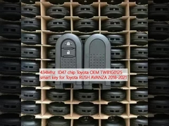 434MHz ID47 puce Toyota OEM TWB1G0125 clé intelligente pour Toyota RUSH AVANZA 2018-2021
