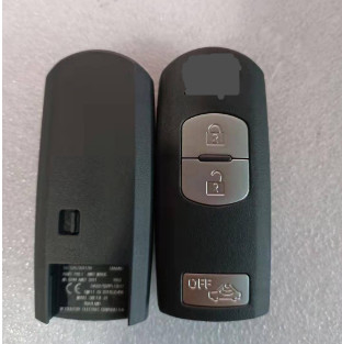 acheter 433 mégahertz 2 + OUTRE de gousset principal futé à distance de voiture de puce du bouton SKE13E-01 49 pour Mazda fabrication en ligne