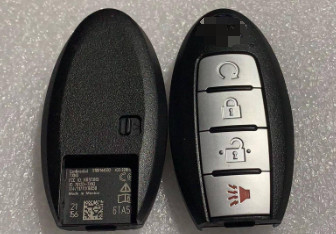 acheter 433Mhz 3+1 bouton S180144503 KR5TXN3 4A puce clé intelligente pour Nissan Kicks Rouge fabrication en ligne