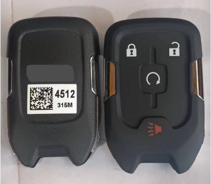 clé futée de la puce HYQ1AA 13584512 du bouton 46E de 315Mhz 3 + 1 pour le terrain Chevrolet Suburban de GMC