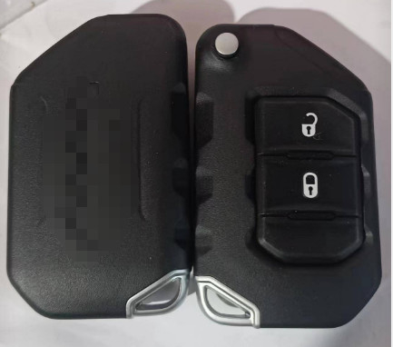 433 MHz 2 boutons OHT1130261 4A Clé sans clé Flip Key Pour 2018-2021 Jeep Wrangler