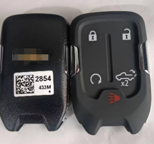 433Mhz 4 + 1 bouton 46 puce HYQ1ES clé intelligente Pour Chevrolet Silverado GMC Sierra