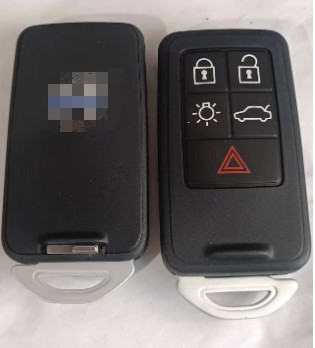 434 MHz 4 + 1 bouton FCC KR55WK49264 46 clé à distance à puce Pour Volvo S60 S80 V60