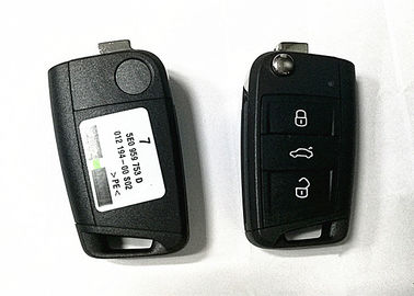 PN 5E0959753D 433 mégahertz ébrèchent la clé à distance d'identification 48 Skoda MK7 avec la batterie CR2032