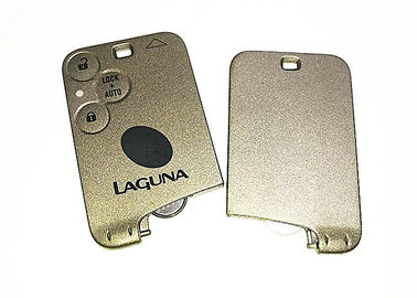 Le logo Keyless du bouton 433Mhz du gousset 3 d'entrée de Renault Laguna a adapté la couleur aux besoins du client argentée