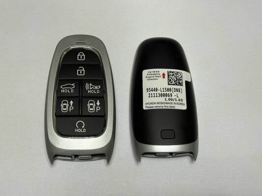 433 MHz 7 Buttons 95440-L1500 Hyundai Smart Key Fob for Sonata 2019-2023