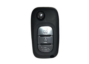 Clé AK016023 de secousse de voiture de Citroen DS de bouton du plastique 3 OEM de noir de 433 mégahertz